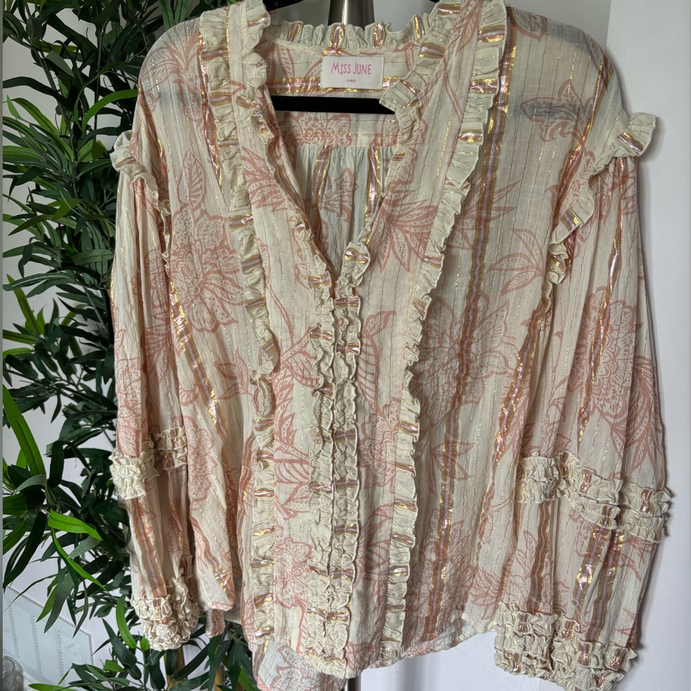 Miss June Paris Blouse One Size